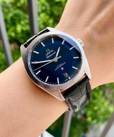 Đồng Hồ Omega Globemaster Co-Axial Master Chronometer 39mm Blue Dial 130.33.39.21.03.001 Cũ