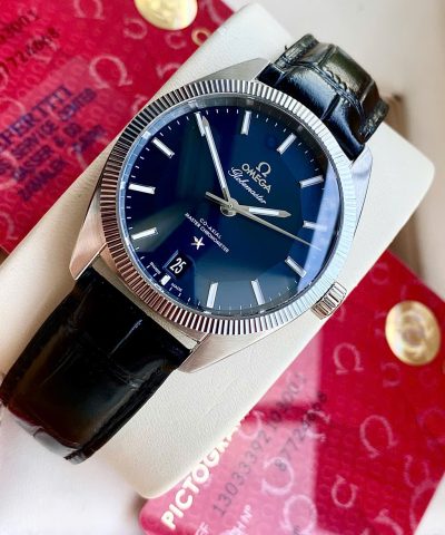 Đồng Hồ Omega Globemaster Co-Axial Master Chronometer 39mm Blue Dial 130.33.39.21.03.001 Cũ