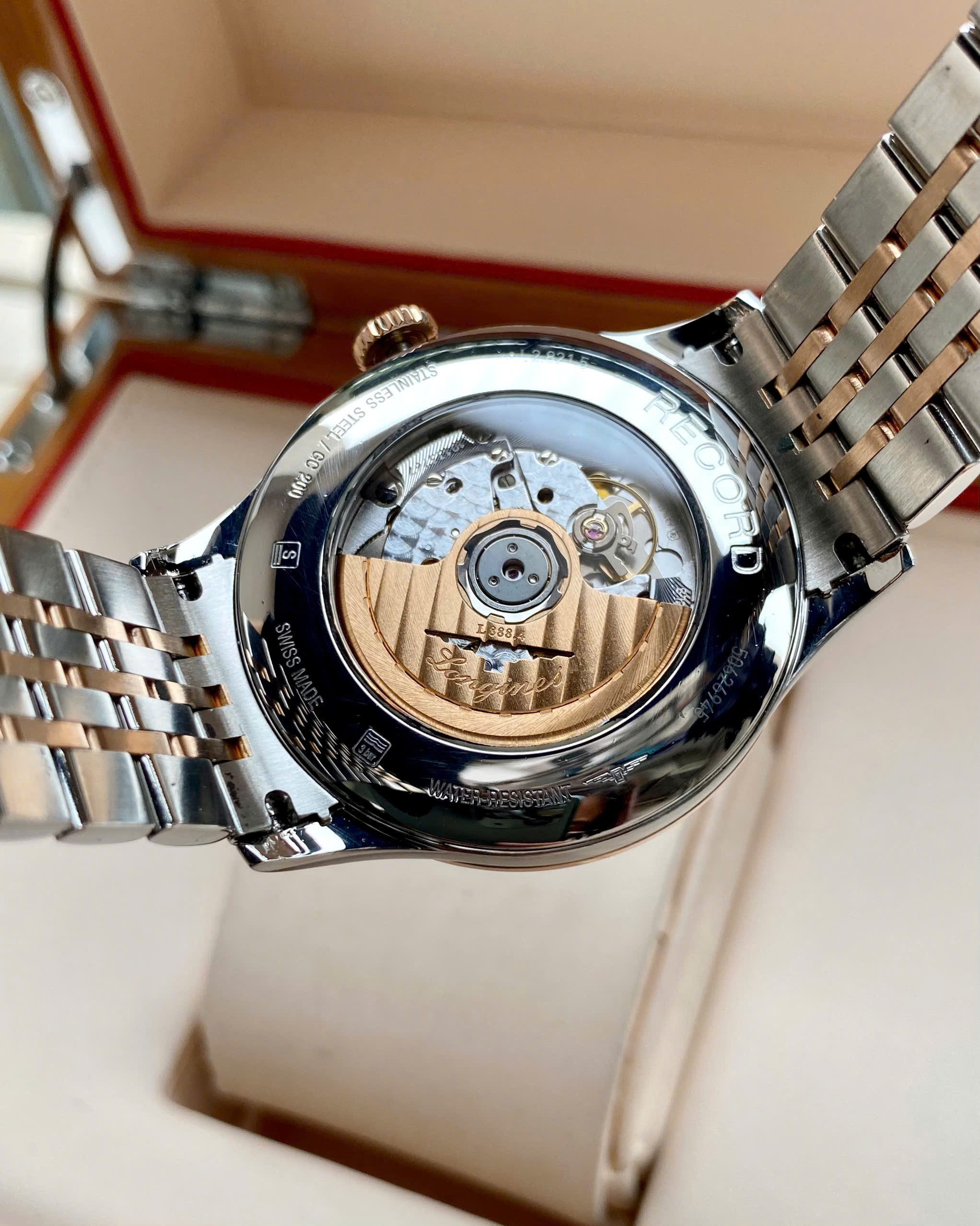 Đồng hồ Longines Record L2.820.5.57.7 Cũ Đồng hồ Longines Record L2.820.5.57.7 Cũ