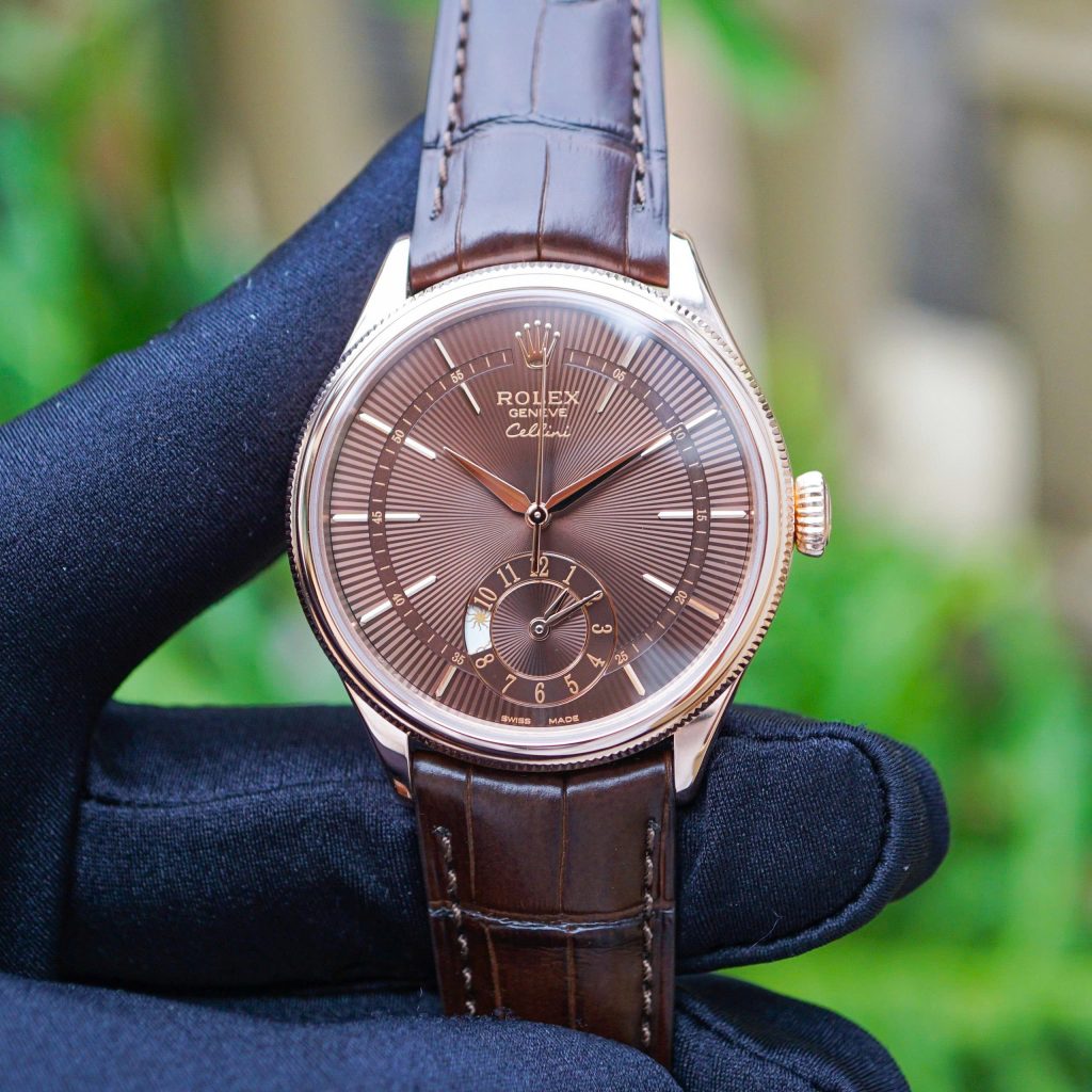 Đồng hồ Rolex Cellini Dual Time 50525 Cũ