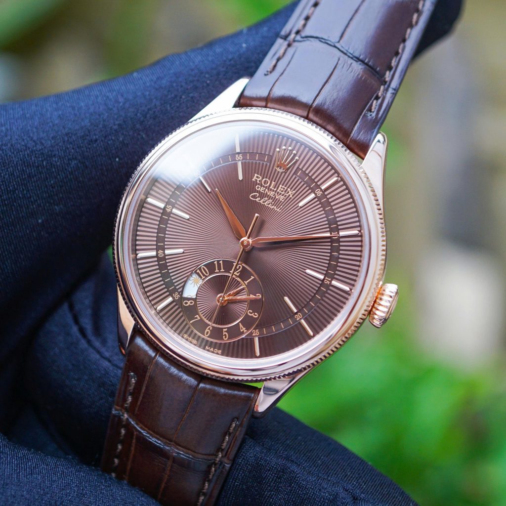 Đồng hồ Rolex Cellini Dual Time 50525 Cũ