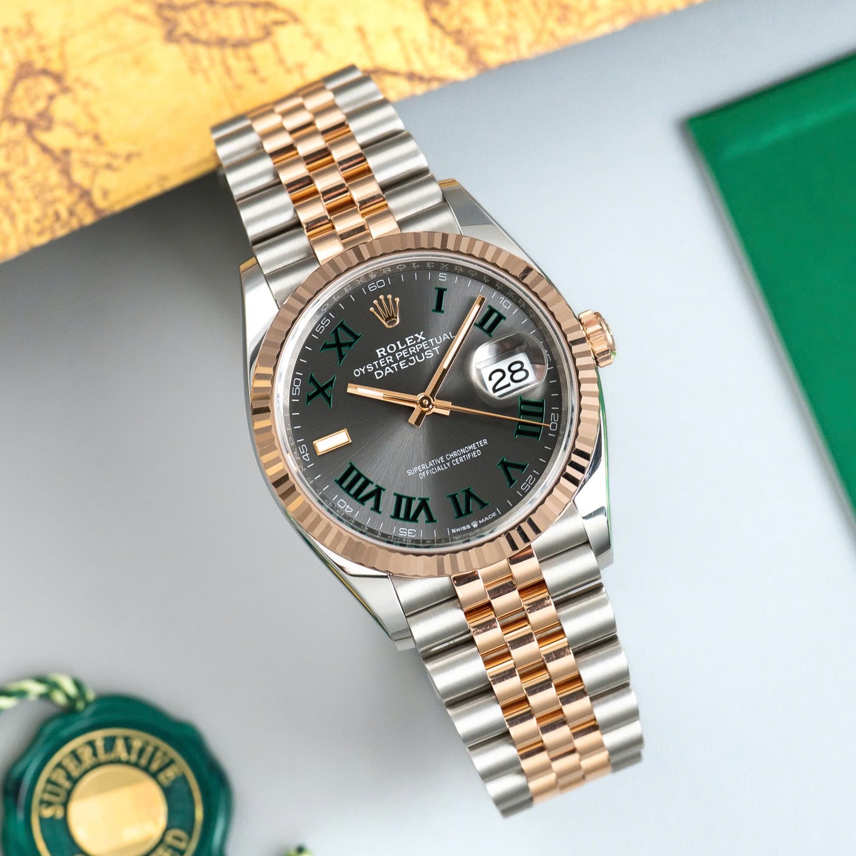 2 Đồng hồ Rolex Datejust 126231 Wimbledon Cũ