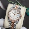 Đồng hồ Rolex Datejust 116231 Vi Tính Trắng Cũ