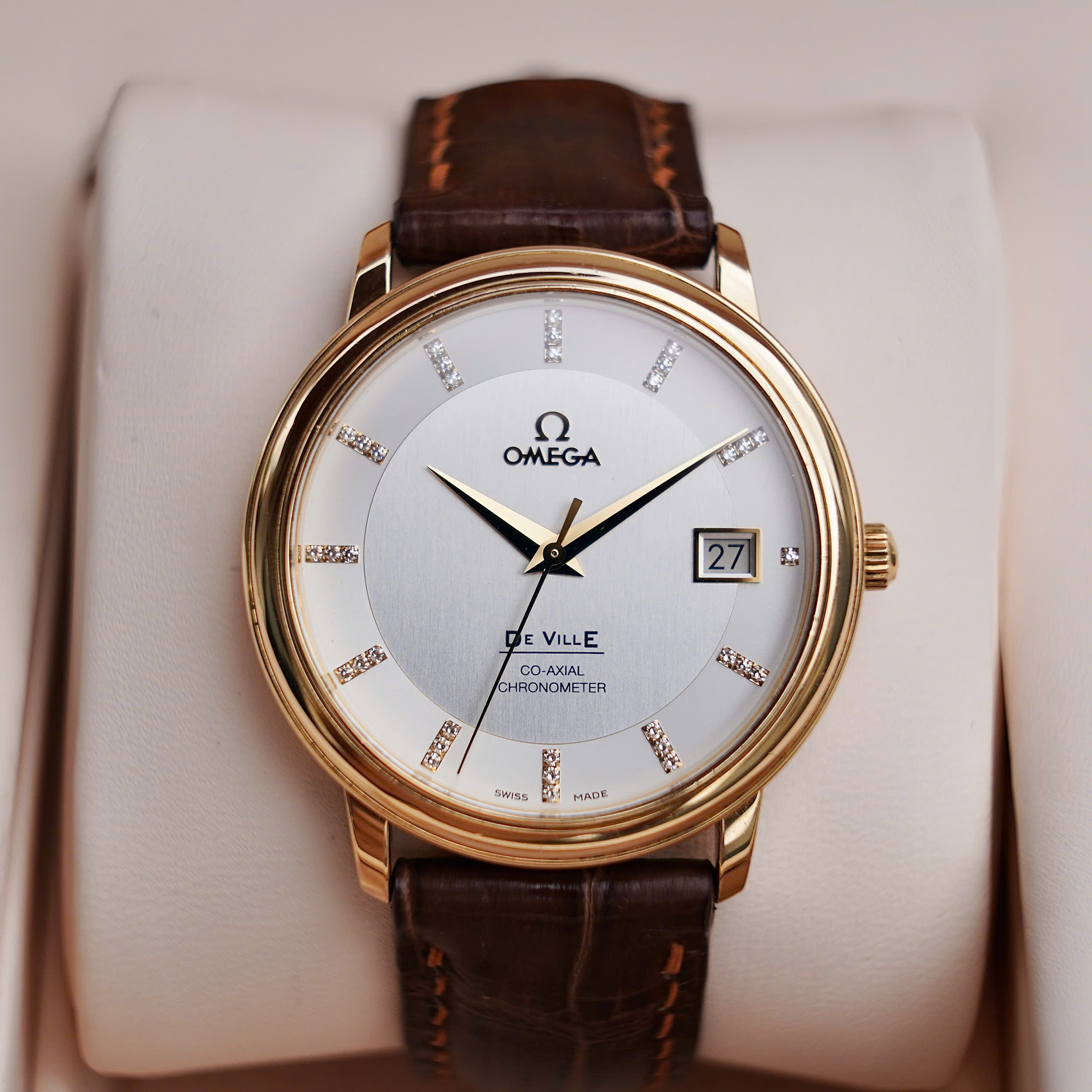 Đồng hồ Omega DeVille Prestige Diamond 4617.35.02 Cũ Đồng hồ Omega DeVille Prestige Diamond 4617.35.02 Cũ