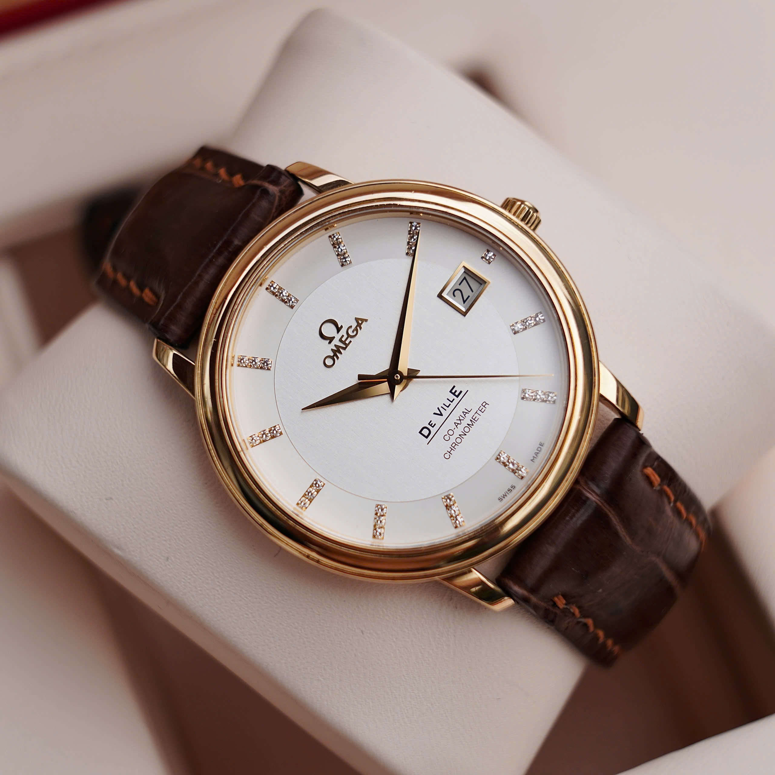 Đồng hồ Omega DeVille Prestige Diamond 4617.35.02 Cũ Đồng hồ Omega DeVille Prestige Diamond 4617.35.02 Cũ