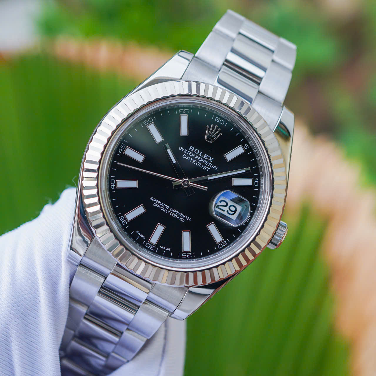 Đồng hồ Rolex Datejust 116334 Black Index Cũ Đồng hồ Rolex Datejust 116334 Black Index Cũ