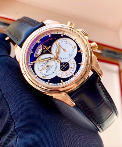 Đồng hồ Omega Deville Co-Axial Chronoscope 4656.50.31 Cũ`