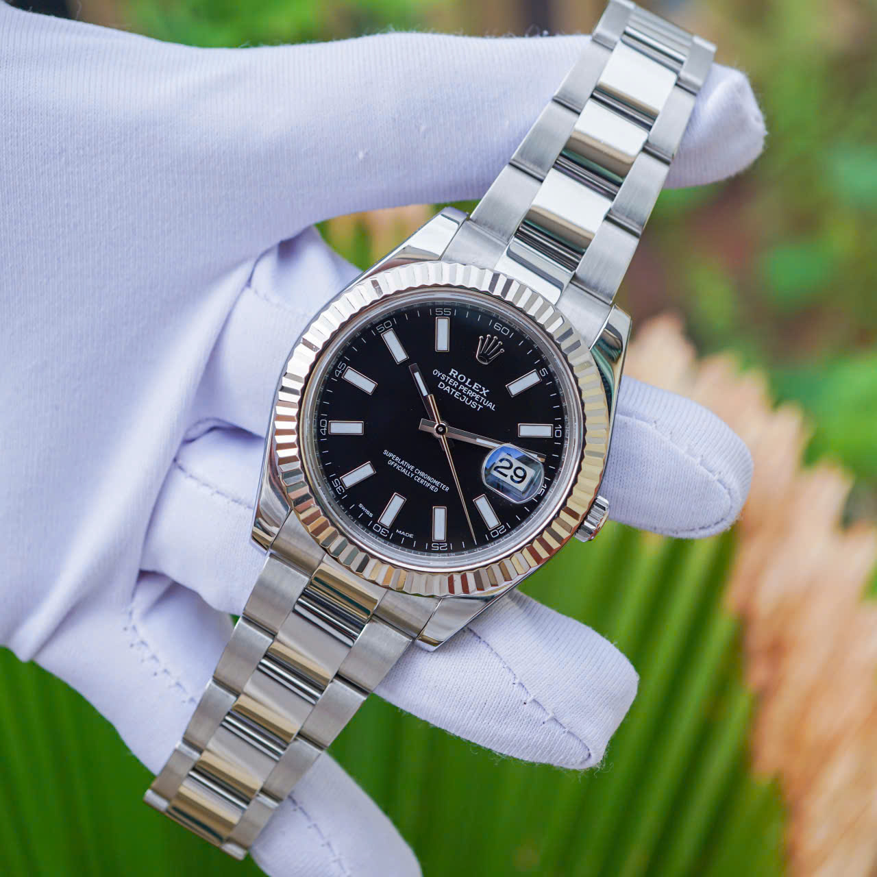 Đồng hồ Rolex Datejust 116334 Black Index Cũ Đồng hồ Rolex Datejust 116334 Black Index Cũ