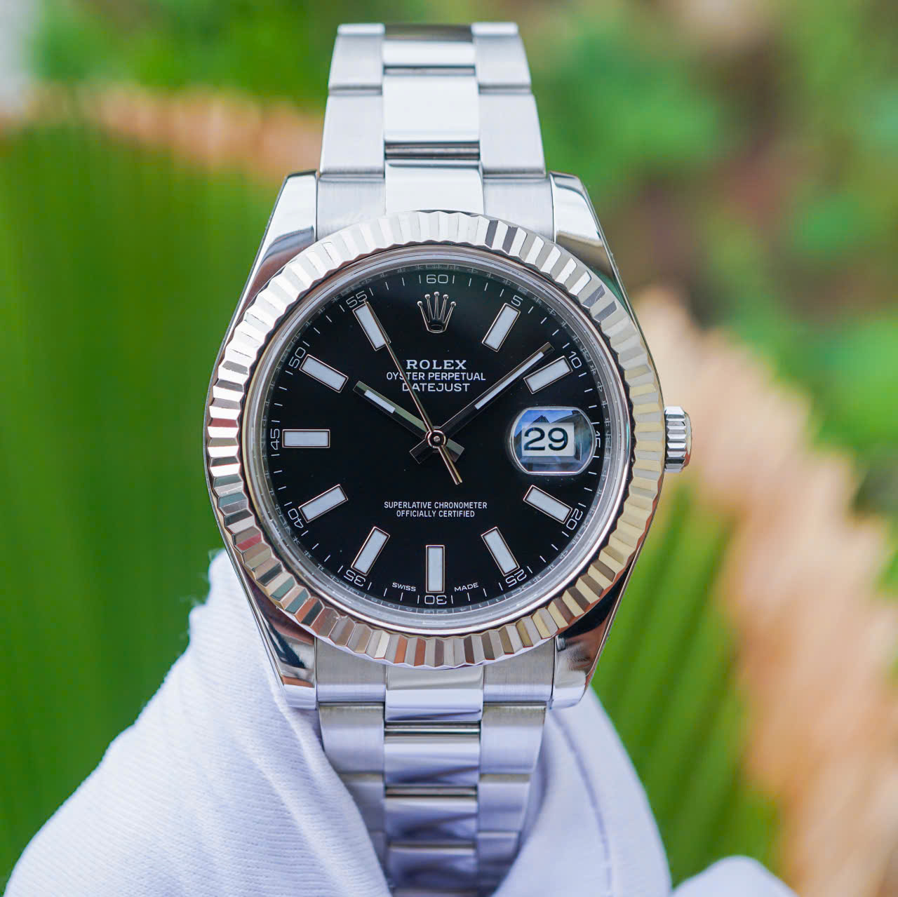 Đồng hồ Rolex Datejust 116334 Black Index Cũ Đồng hồ Rolex Datejust 116334 Black Index Cũ