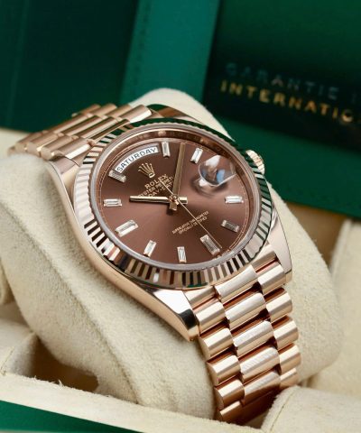 Đồng hồ Rolex Day-Date 228235 Choco Cũ